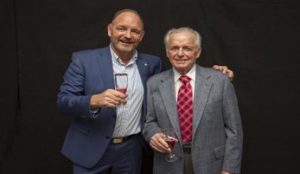 Two people in suits