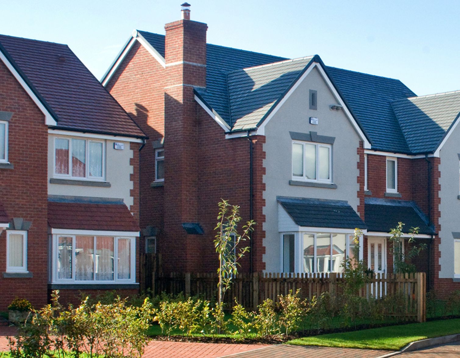 Semi-detached house from the outside